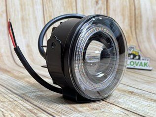 Світлодіодна LED фара 30Вт кругла з ДХО+Поворот, Ближнє та дальнє світло, Чіткою світловою&nbsp;тіньовою&nbsp;кордоном 2990 фото