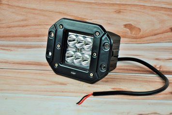 Додаткова світлодіодна LED фара 30Вт Квадратна узький луч (Black) 4128 фото