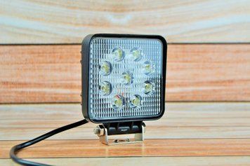 Світлодіодна LED фара робоча 27W/60&deg; 27Вт,(3Вт*9ламп)Широкий промінь 0627 фото