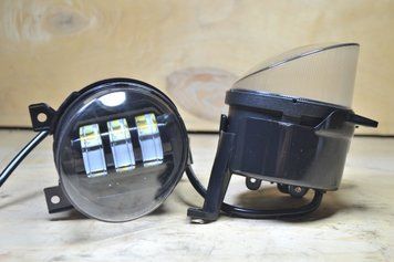 Противотуманки LED 45 Вт volkswagen Golf, Jetta (Long) Чіткий границя Білий + Жовтий 3039 фото