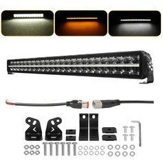 Світлодіодна балка (люстра) StarLight SL-3342 дальнє світло WHITE + DRL 180W 20000Lm 12/24V (107см) SL-3342 7814 фото