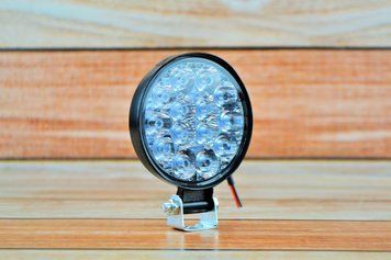 Фара LED Кругла 42W 6000K (14 діодів) (8.5 см х 8.5 см х 1,5 см) Mini 4082 фото