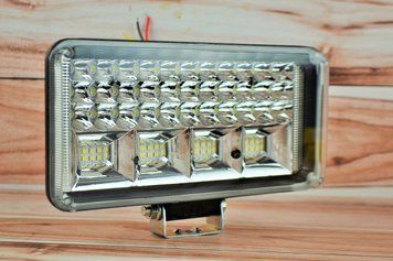Фара LED прямокутна 171W 6000K (57 діодів) (ближній + дальний) 4142 фото
