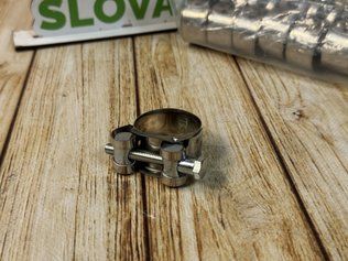 Хомут нержавіючий "силовий" 20мм Квант 29-31мм 7990 фото