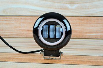 Додаткова світлодіодна LED-фара 45 Вт Кругла (Ангельська Око) Чіткою світловою&nbsp;тіневий&nbsp;кордоном 4060 фото