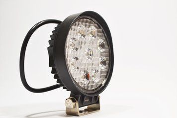 Світлодіодна LED кругла фара робоча 27W/60&deg; 27Вт,(3Вт*9ламп) Вузький промінь 0526 фото
