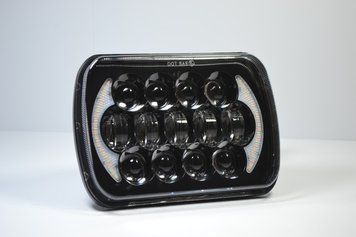 Світлодіодна фара ближнього + далекого 75W 5Х7 ДЮЙМА, JEEP CHEROKEE XJ TRUCK FORD 0149 фото