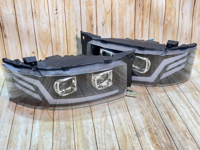 Фари передні LED Scania 4 Headlamp 90W ближнє дальнє світло ДХО (1 шт.) 4260 фото