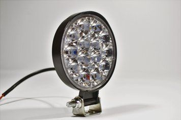 Фара LED Кругла 42W 6000K (14 діодів) (8.5 см х 8.5 см х 1.5 см) Mini+СТРОБОСКОП SpotВт mini 48 фото