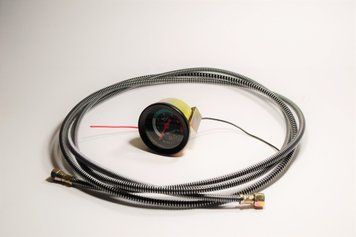 Показник масла механичний МД-219 з підсвічуванням LED + Шланг давления масла 3м 2868+1243 фото